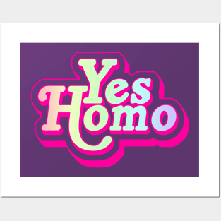 Yes Homo Posters and Art